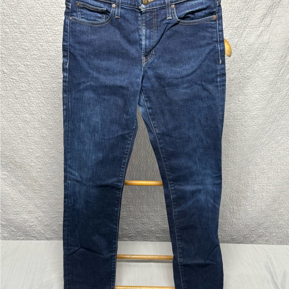 Madewell Dark Blue Straight Leg Jeans